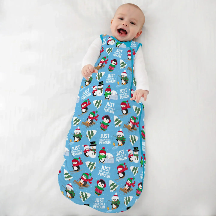 Chillin Like A Penguin Bamboo Sleep Bag