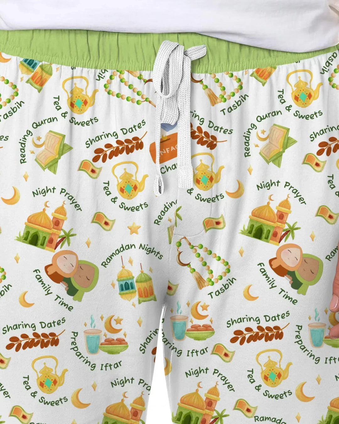 Ramadan Mubarak Matching Family Bamboo Men's Pajama Set