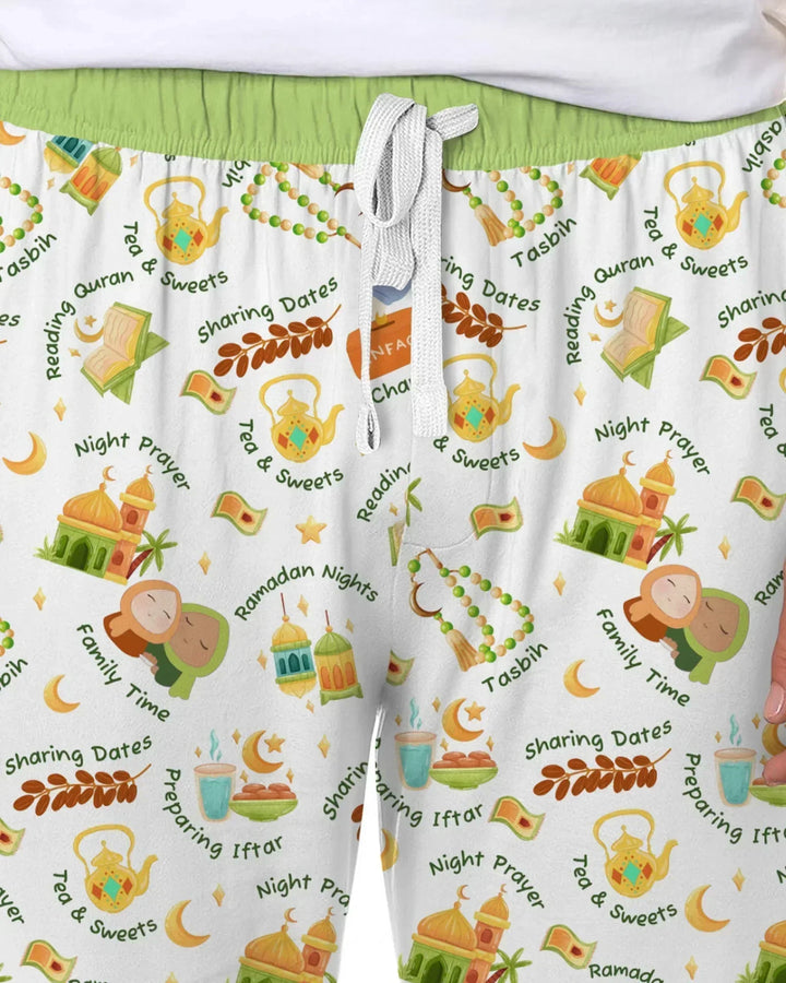 Ramadan Mubarak Matching Family Bamboo Men's Pajama Set