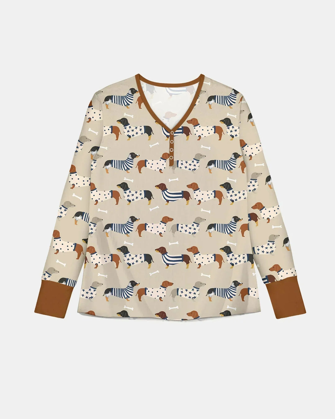 Cute Wieners Bamboo Women Pajama Set