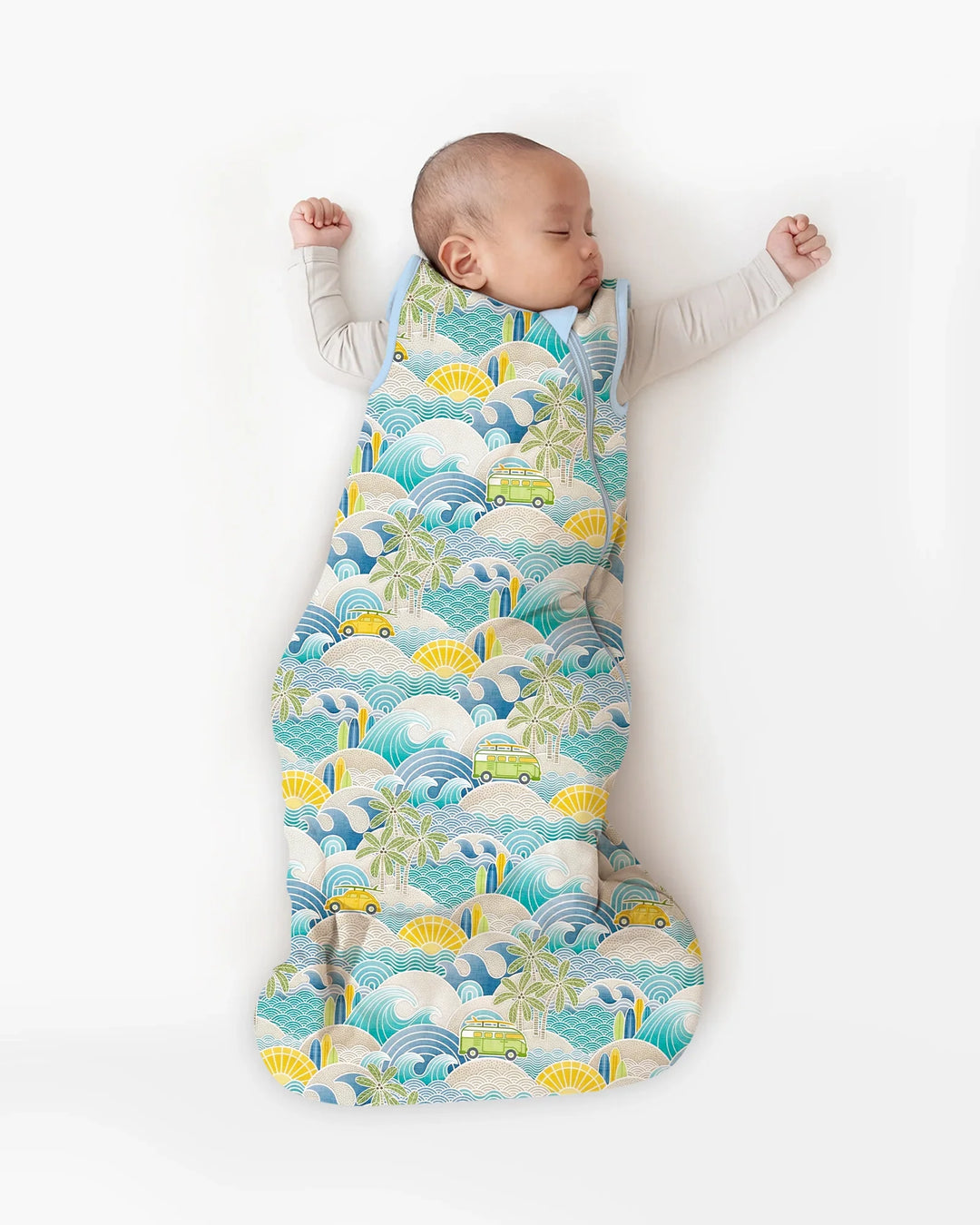 Coastal Road Trip Waves Surf Bamboo Sleep Bag