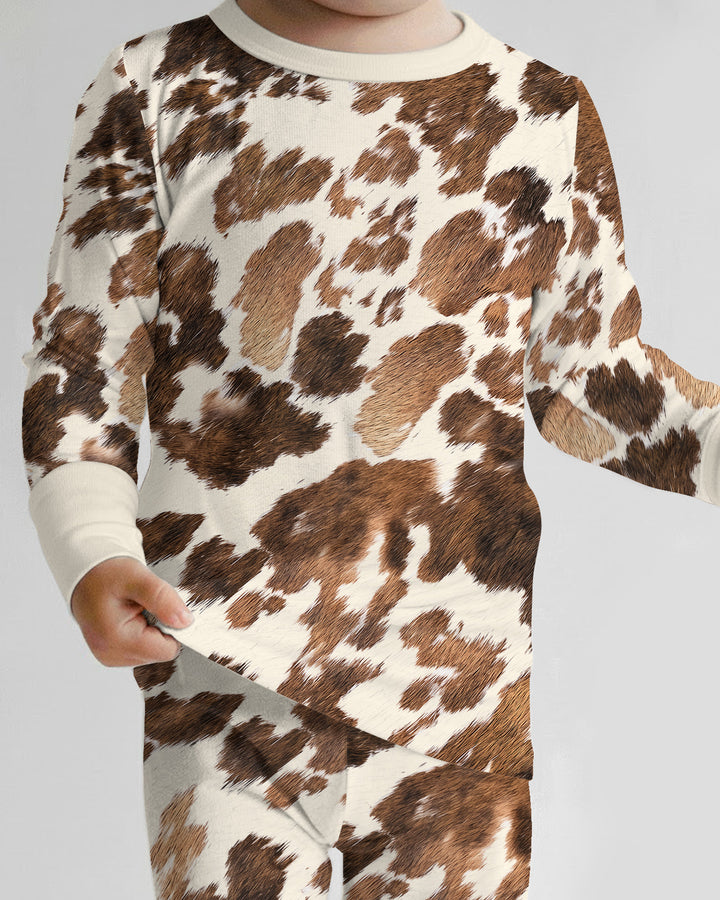 Template Bamboo Two Piece Long Sleeve Pyjamas Set