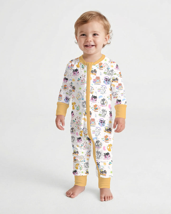 Funny Cat Love Scientist Bamboo Convertible Zippy