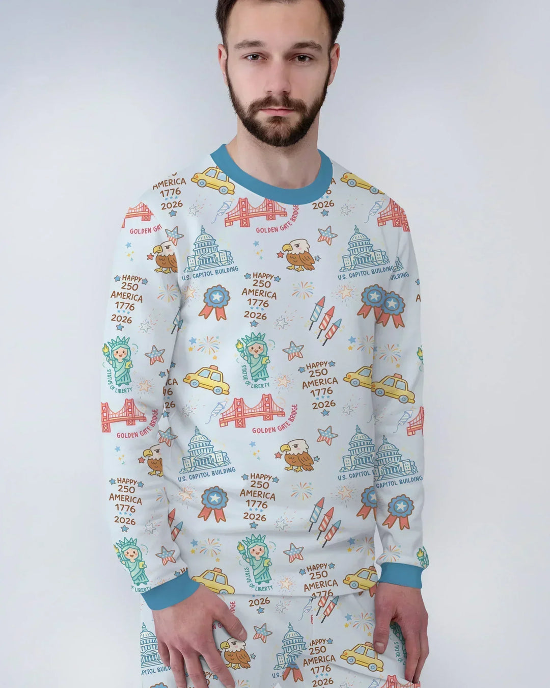 250 Years Of Freedom Bamboo Men's Pajama Set