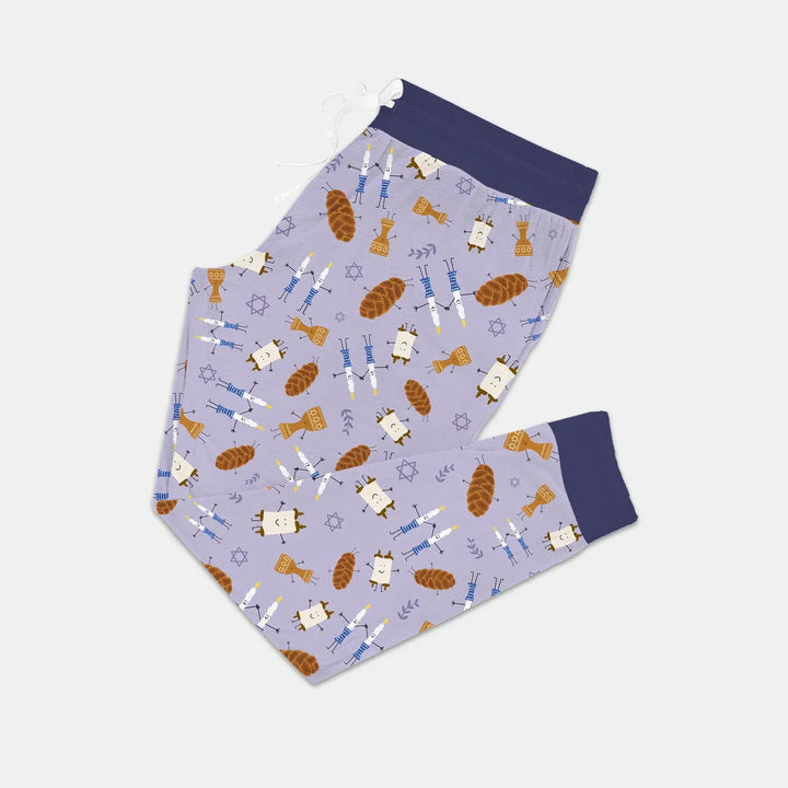 Shabbat Shalom Family Matching Custom Bamboo Women Pajama Set