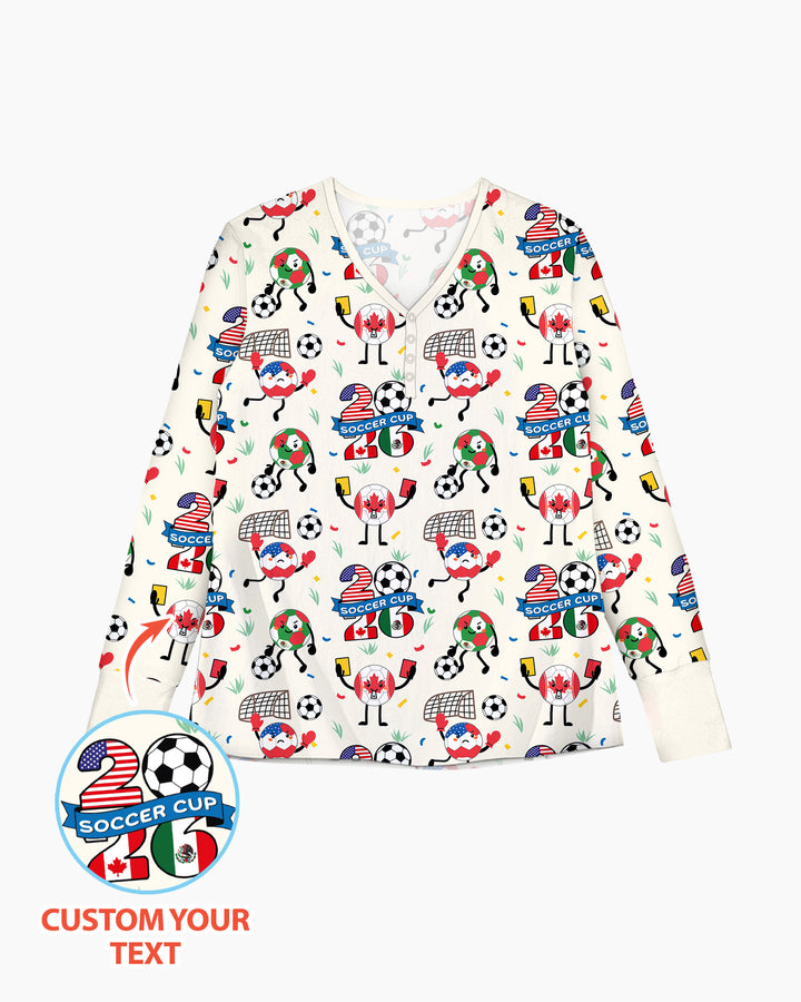 Soccer Squad 2026 Bamboo Women Pajama Set