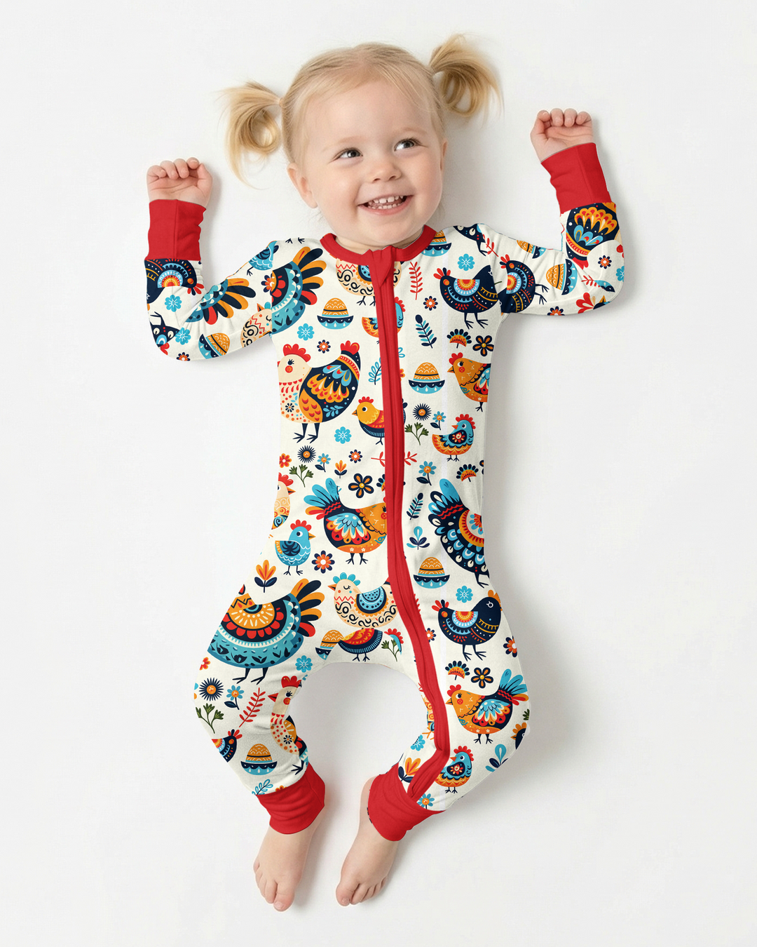Pioneer Chickens And Roosters  Bamboo Convertible Zippy