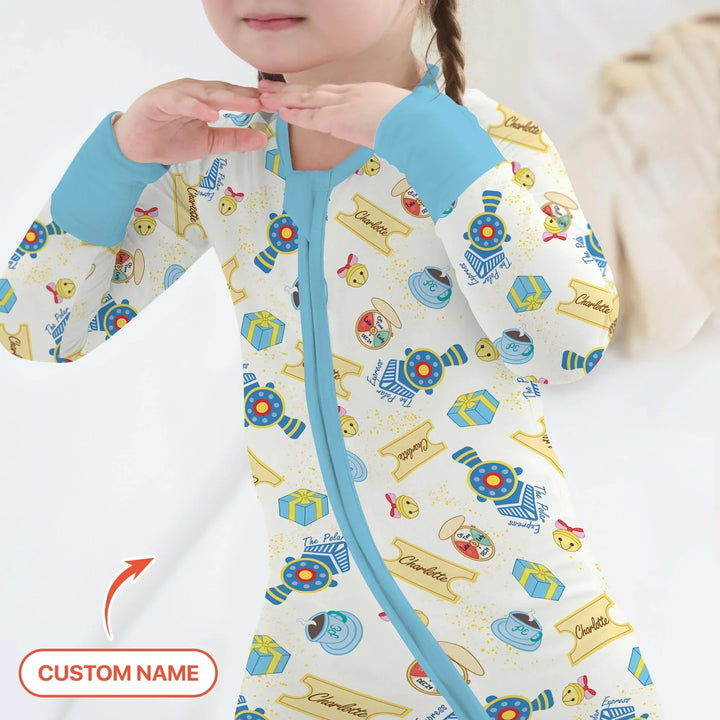 Express Train Christmas Bamboo Convertible Zippy