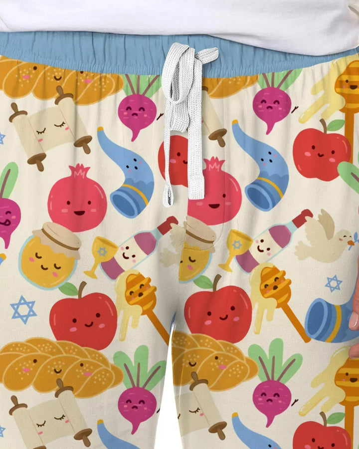 Shana Tova Rosh Hashanah Bamboo Men's Pajama Set