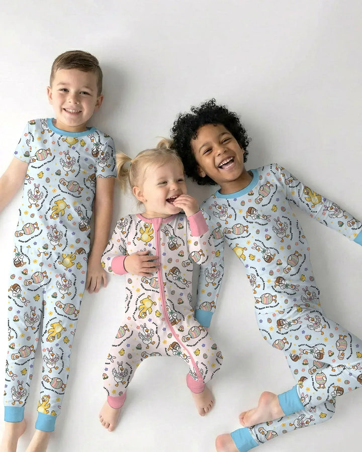 Easter Goose Family Matching Bamboo Men's Pajama Set