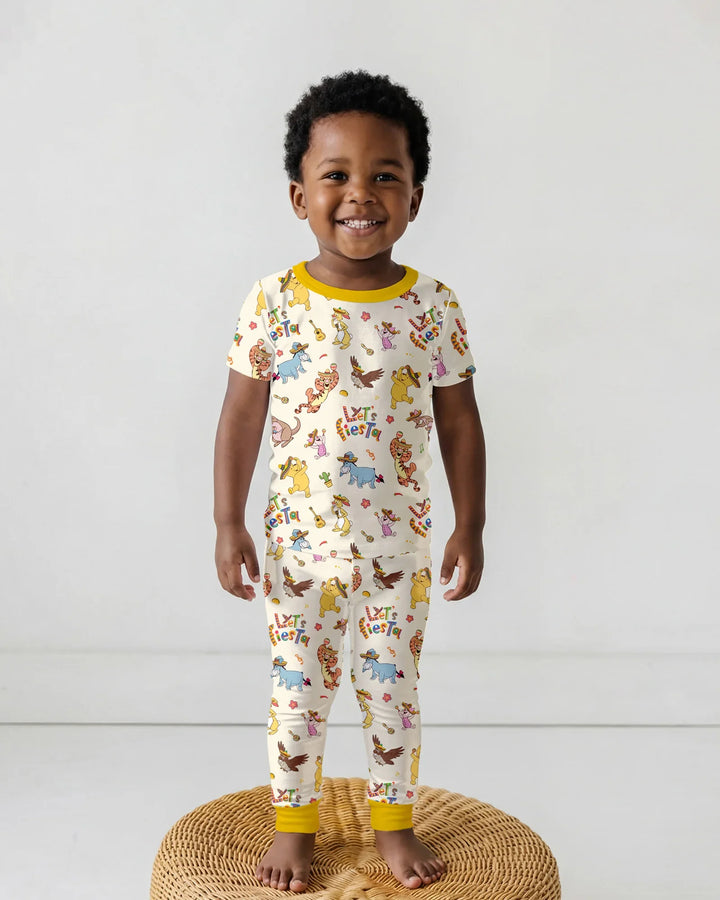 Let's Fiesta Bamboo Two Piece Short Sleeve Pajama Set