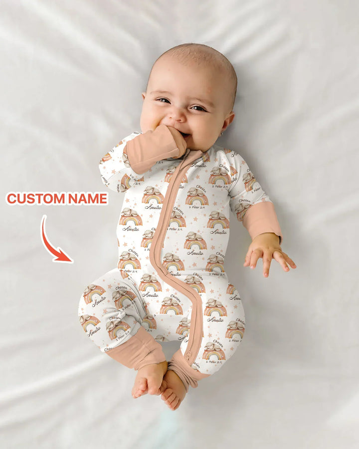 Chosen As His Own Custom Name Bamboo Convertible Zippy