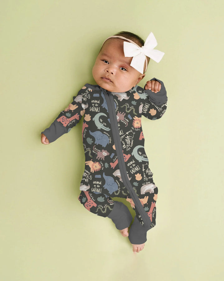 Funny African Animals Bamboo Convertible Zippy