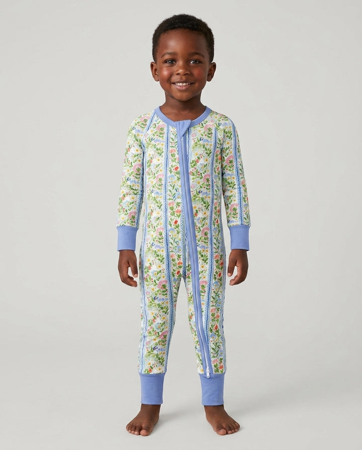Paste Floral Girl Bamboo Convertible Zippy