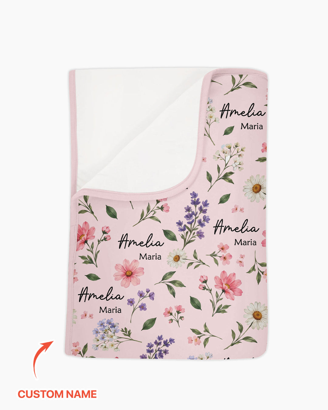Wildflower Whispers Bamboo Blanket