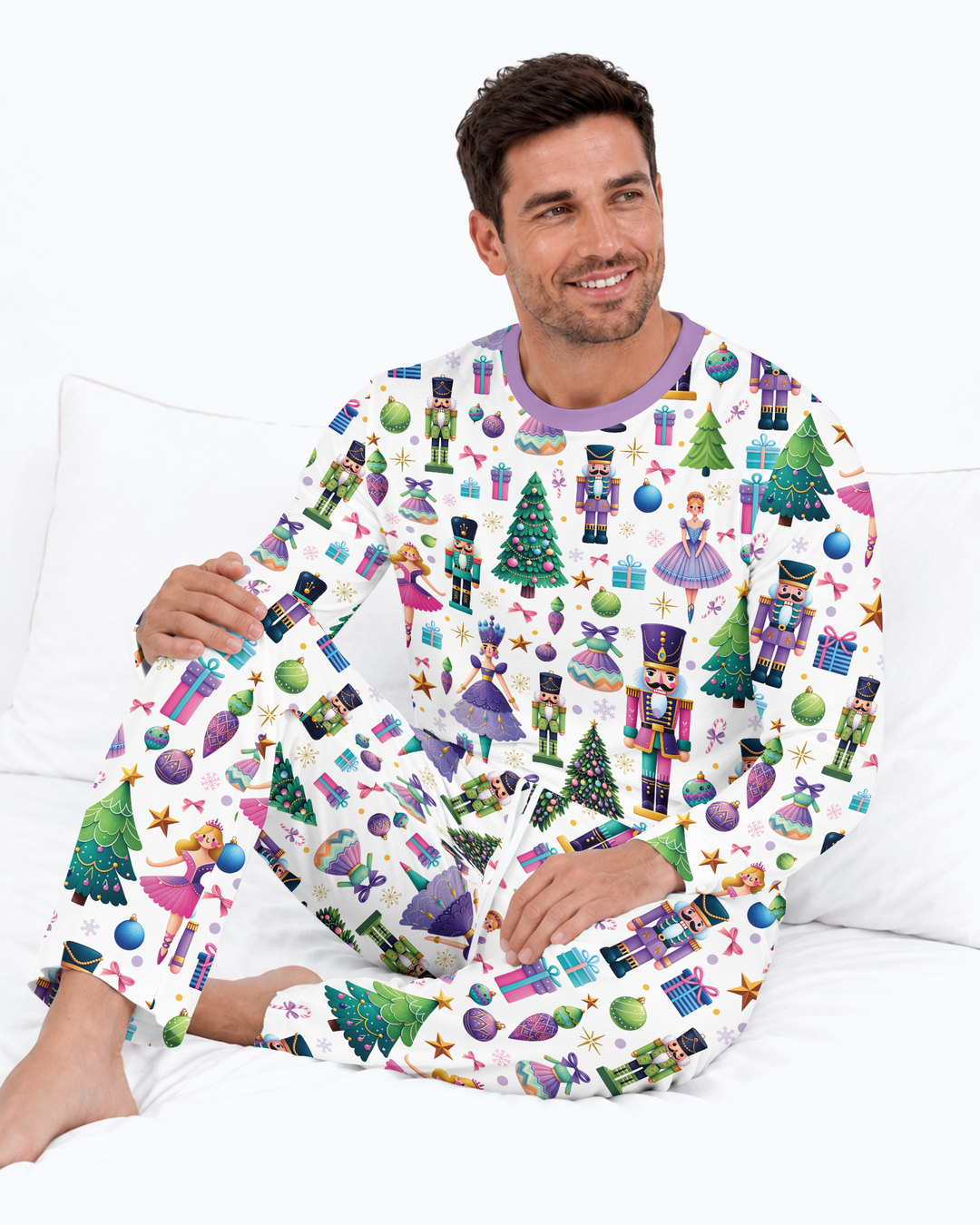 Nutcracker Wonderland Bamboo Men's Pajama Set