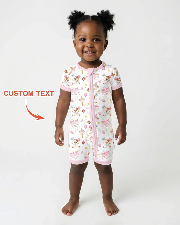 Custom Name Baptism Just Got Dunk'd Bamboo Shorty Zippy