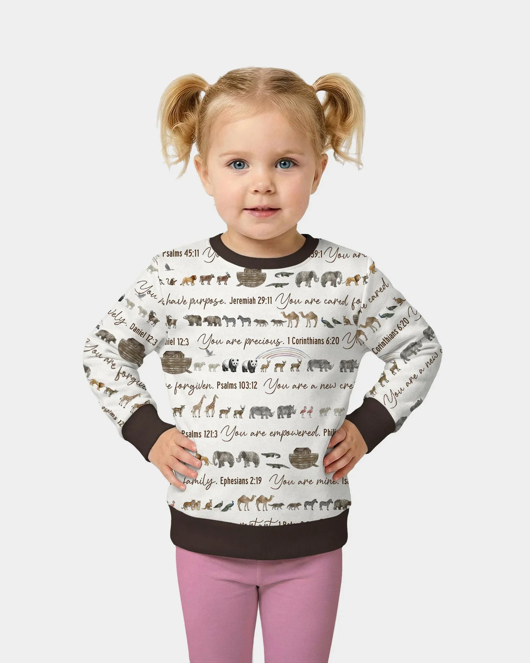 Biblical Noah's Ark Bamboo Crewneck Sweatshirt