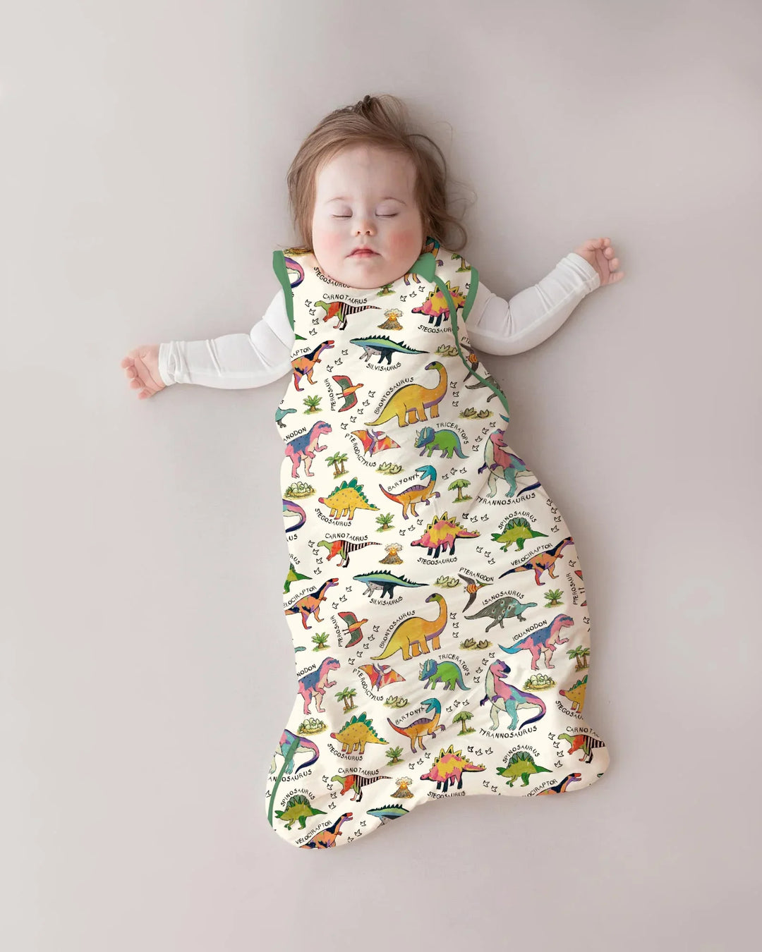All The Dino Types Bamboo Sleep Bag
