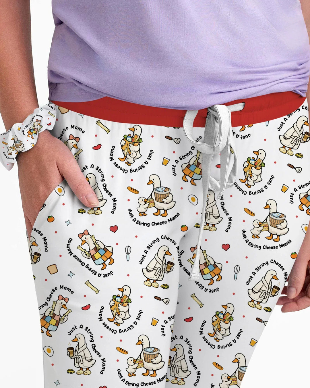 Just A String Cheese Mama Era Mommy & Me Bamboo Women Pajama Set