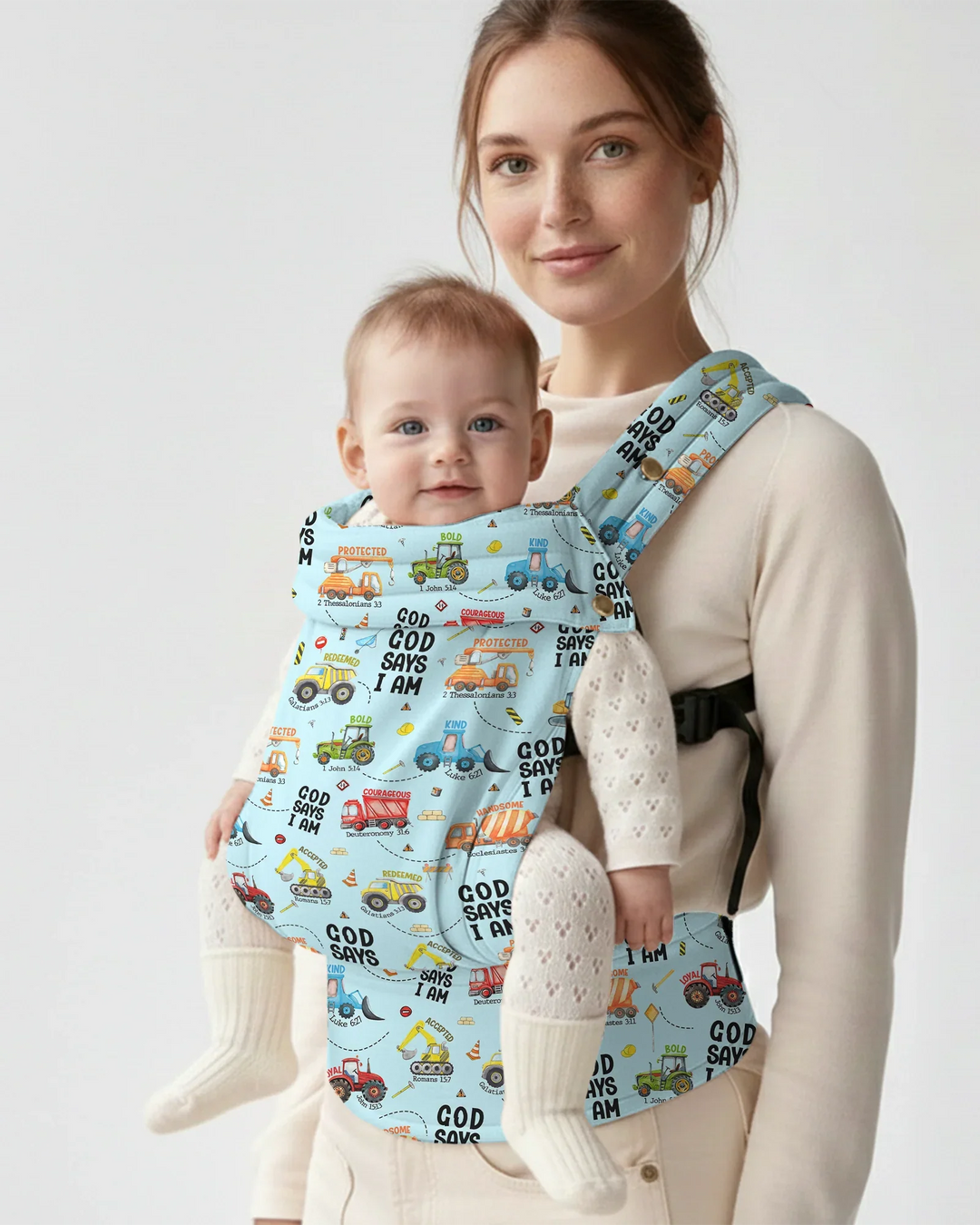 God Says I Am Construction Baby Carrier