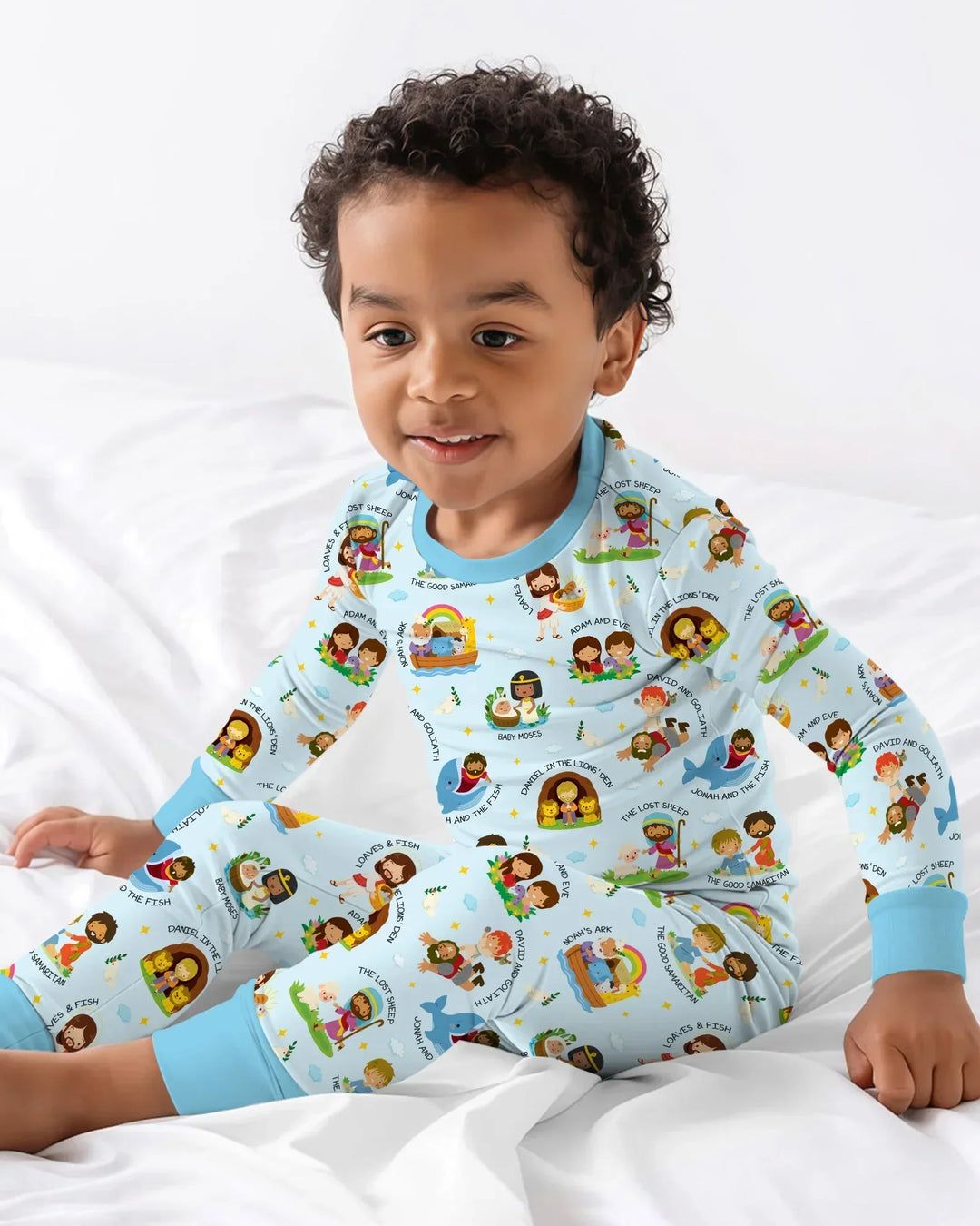 Bible Stories Bamboo Two Piece Long Sleeve Pajama Set
