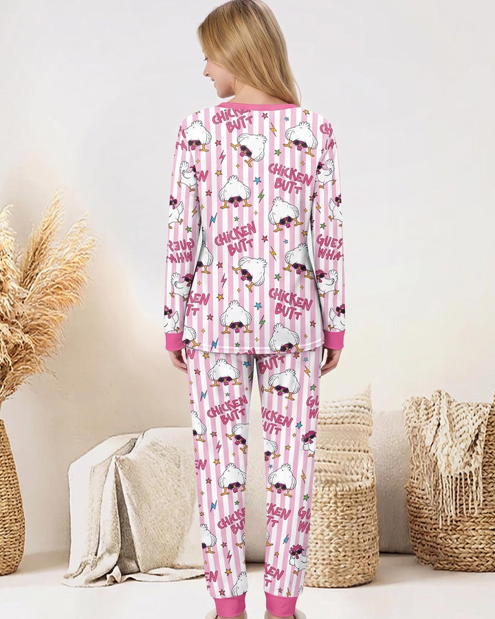 Guess What? Chicken Butt! Bamboo Women Pajama Set