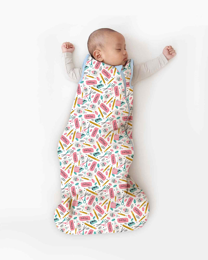 Pink Power School Supplies Bamboo Sleep Bag