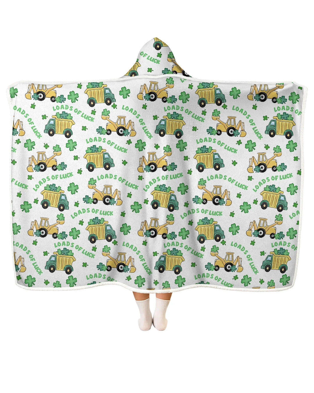Loads Of Luck Bamboo Wearable Hooded Blanket