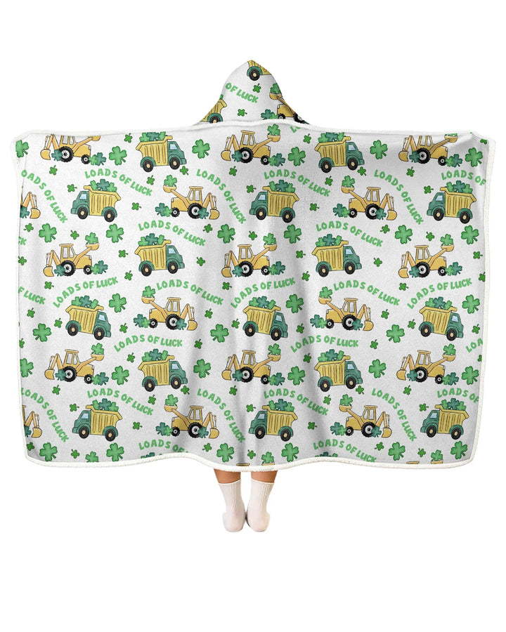 Loads Of Luck Bamboo Wearable Hooded Blanket