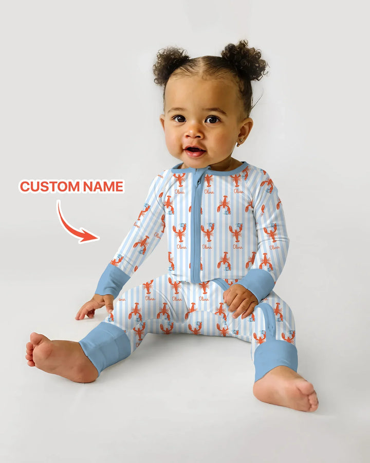 Custom Name Crawfish Beer Season Bamboo Convertible Zippy