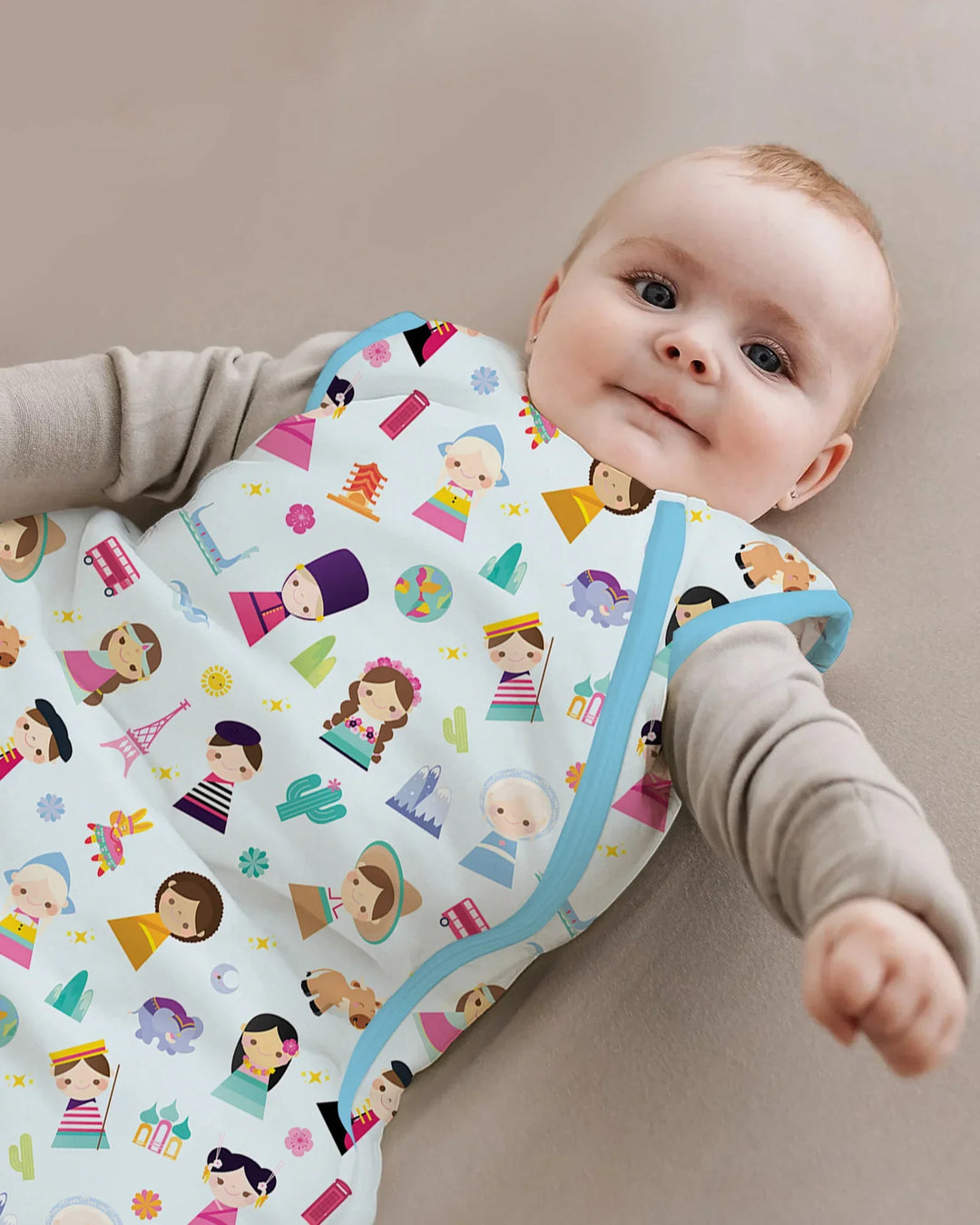 Tiny Friends Around the World Bamboo Sleep Bag