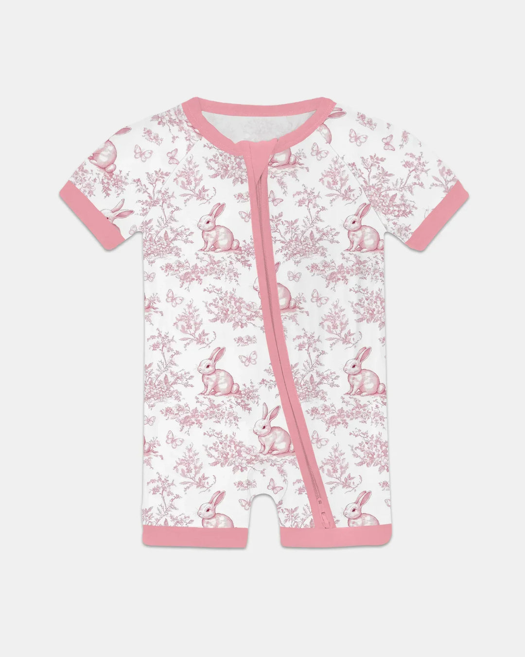Easter Chinoiserie Toile de Jouy Bamboo Shorty Zippy