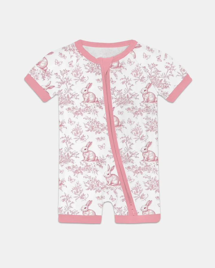 Easter Chinoiserie Toile de Jouy Bamboo Shorty Zippy