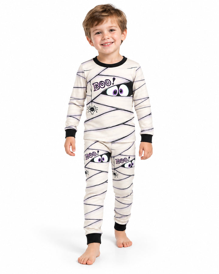 Little Mummy Halloween Bamboo Two Piece Long Sleeve Pajama Set