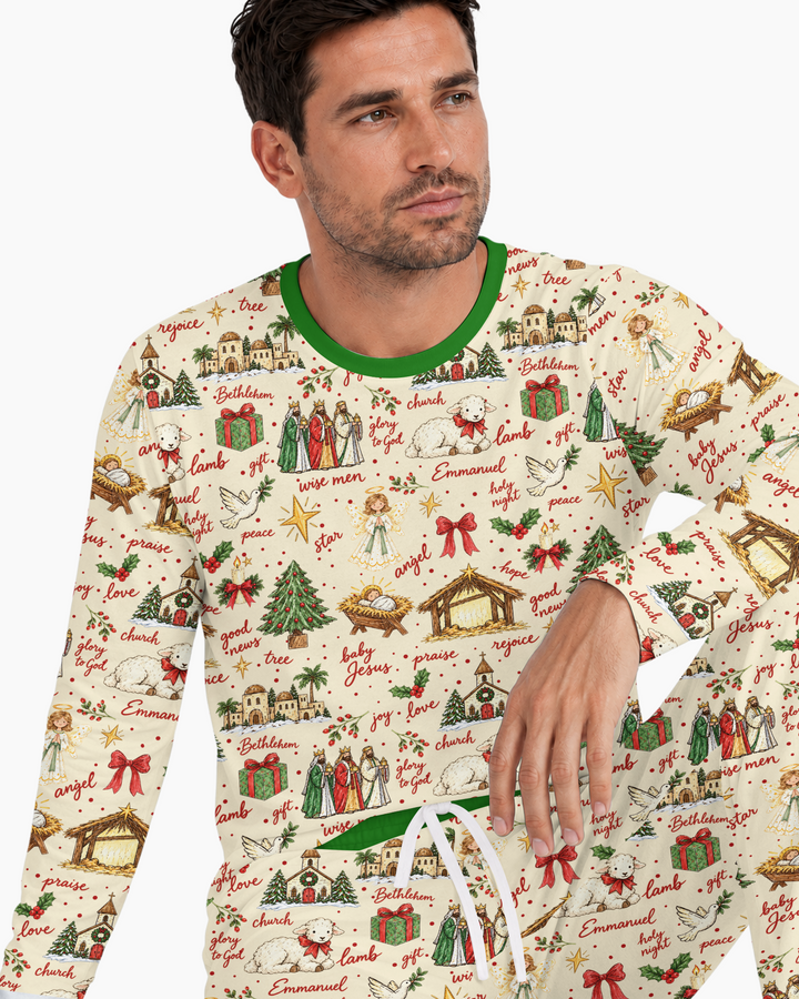 Tis The Season Family Matching Bamboo Men's Pajama Set