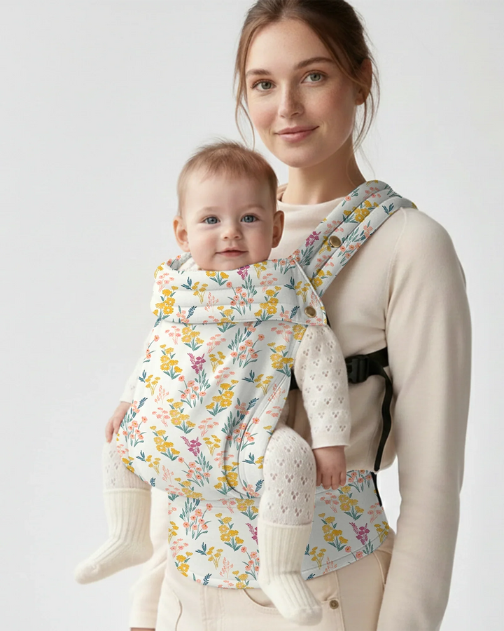 Soft Meadow Wildflower Garden Baby Carrier