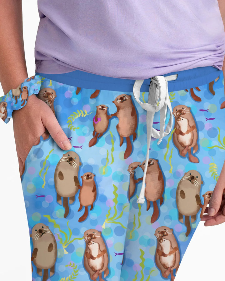 Otterly Together Bamboo Women Pajama Set
