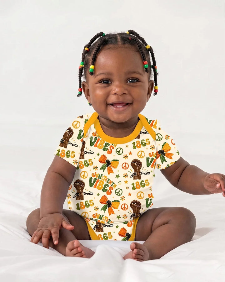 Juneteenth Vibes Vintage Bamboo Bodysuit