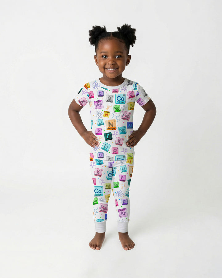 Science Elements Bamboo Two Piece Short Sleeve Pajama Set