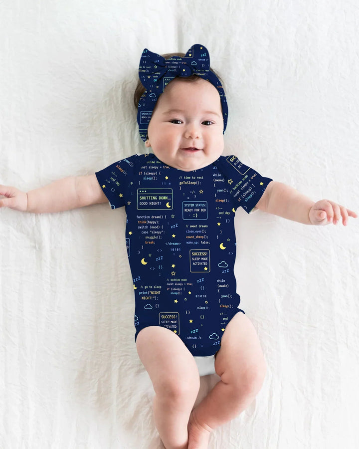 It Techy Job Matching Dad and Son Bamboo Bodysuit