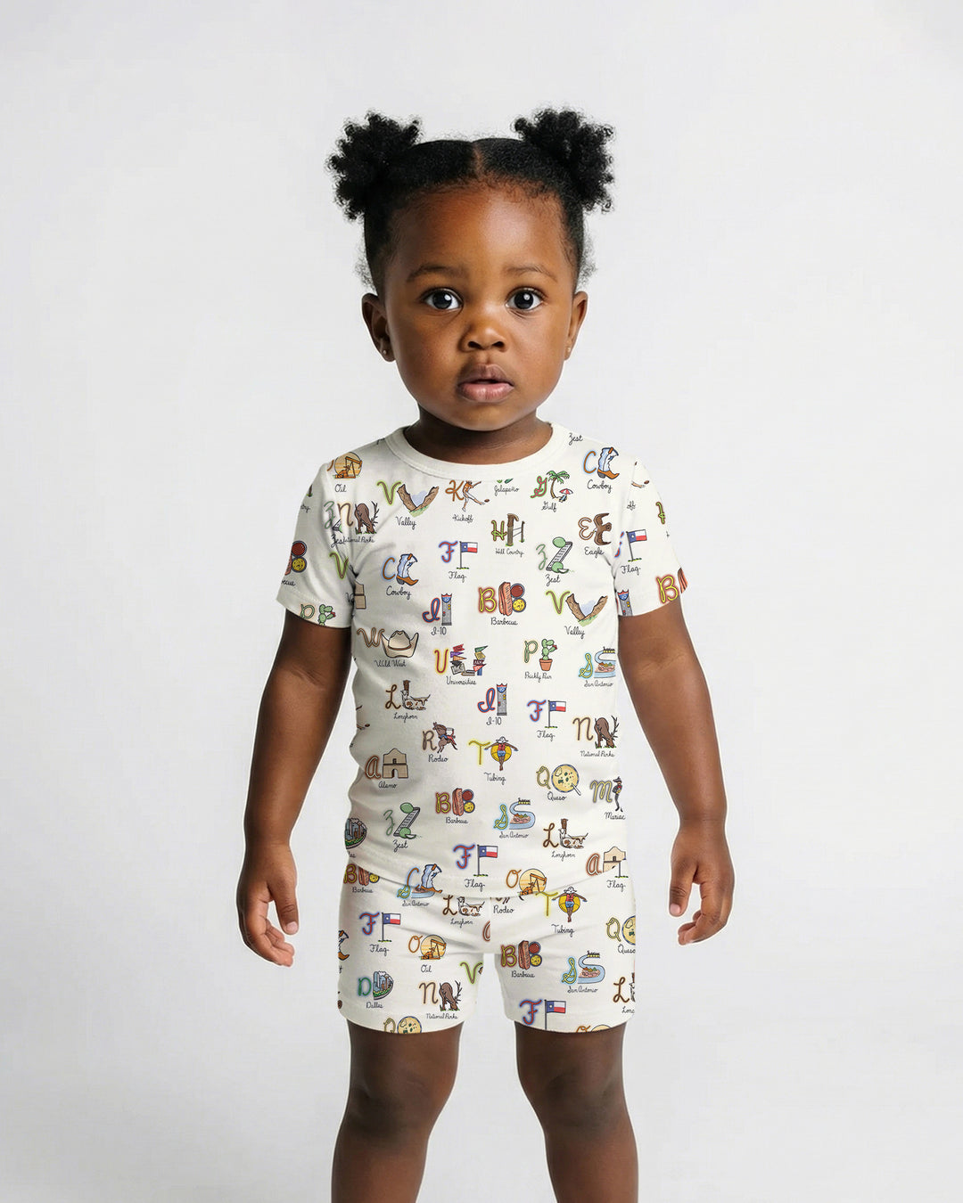 Template Bamboo Two Piece Short Sleeve Shorts Pyjamas Set