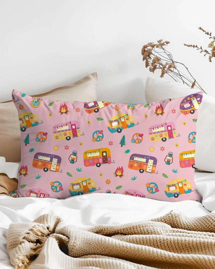 Happy Little Camper Bamboo Pillow Case