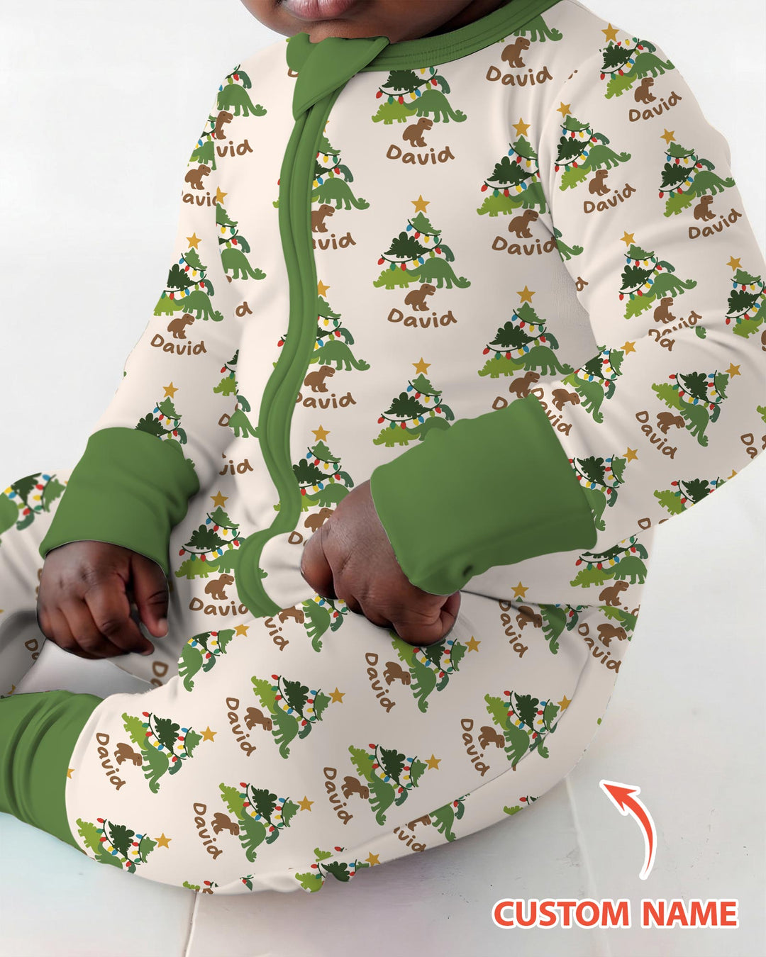 Dino Christmas Tree Bamboo Convertible Zippy