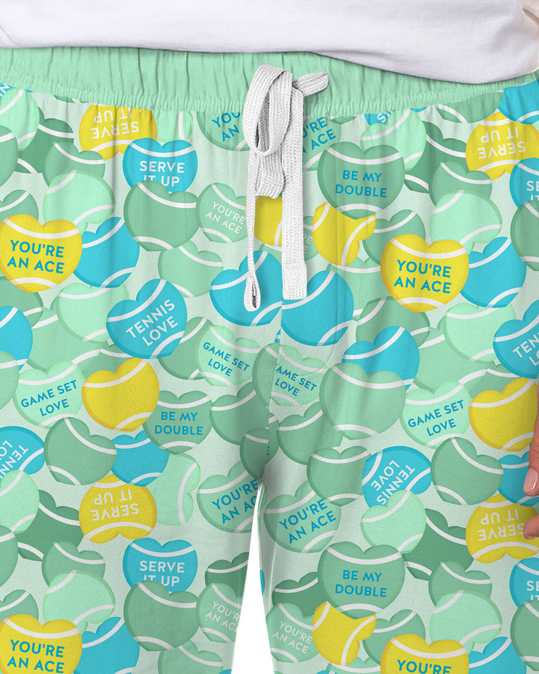 Tennis Candy Family Matching Bamboo Men's Pajama Set