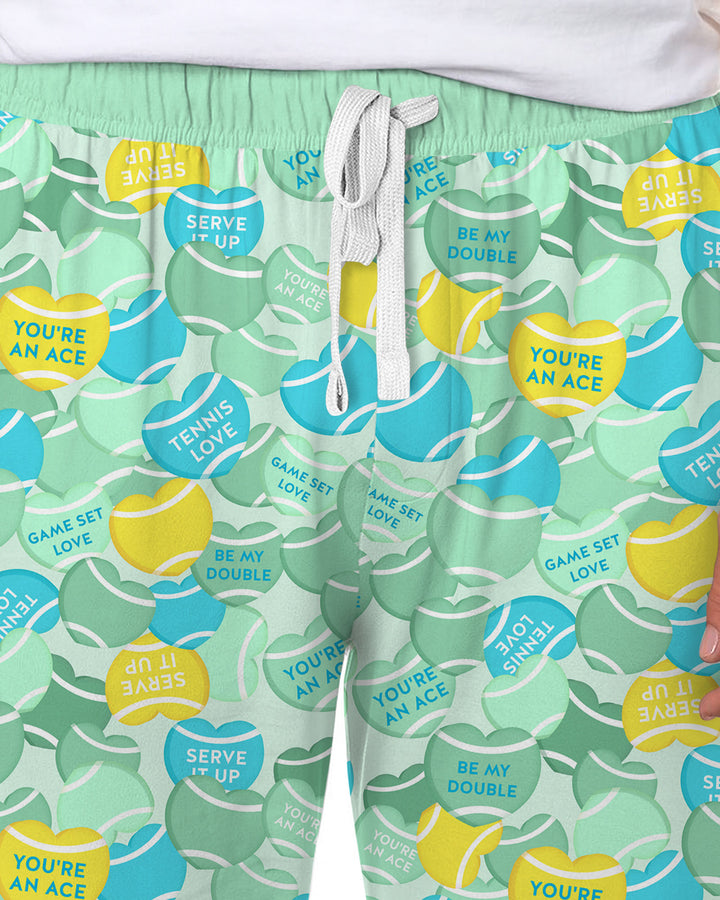 Tennis Candy Family Matching Bamboo Men's Pajama Set
