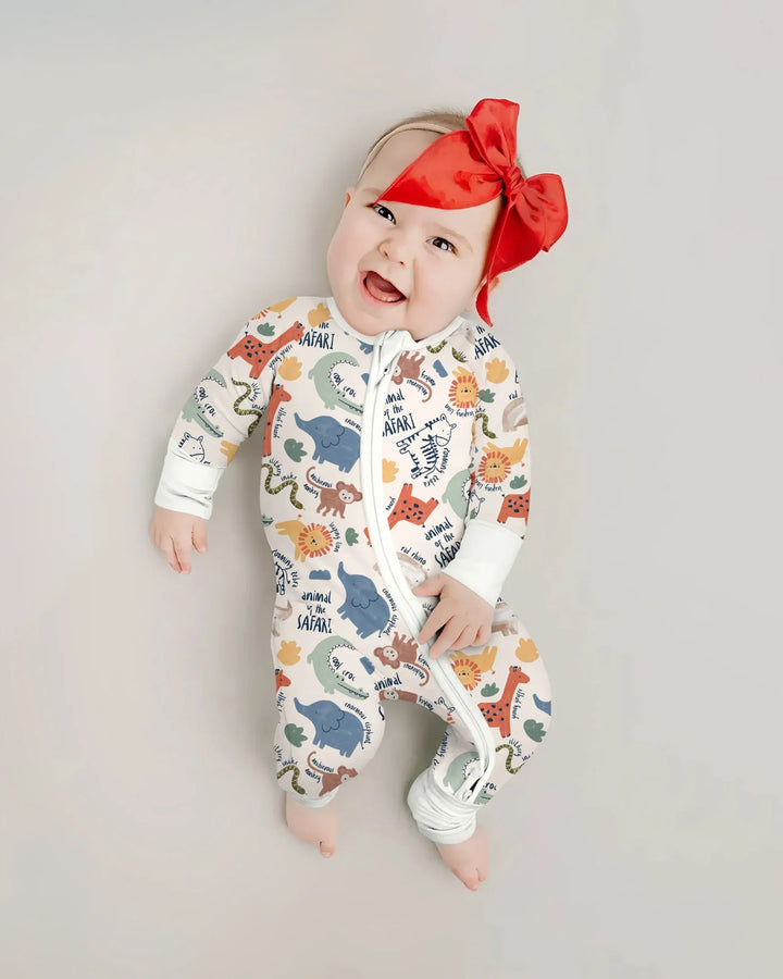Funny African Animals Bamboo Convertible Zippy