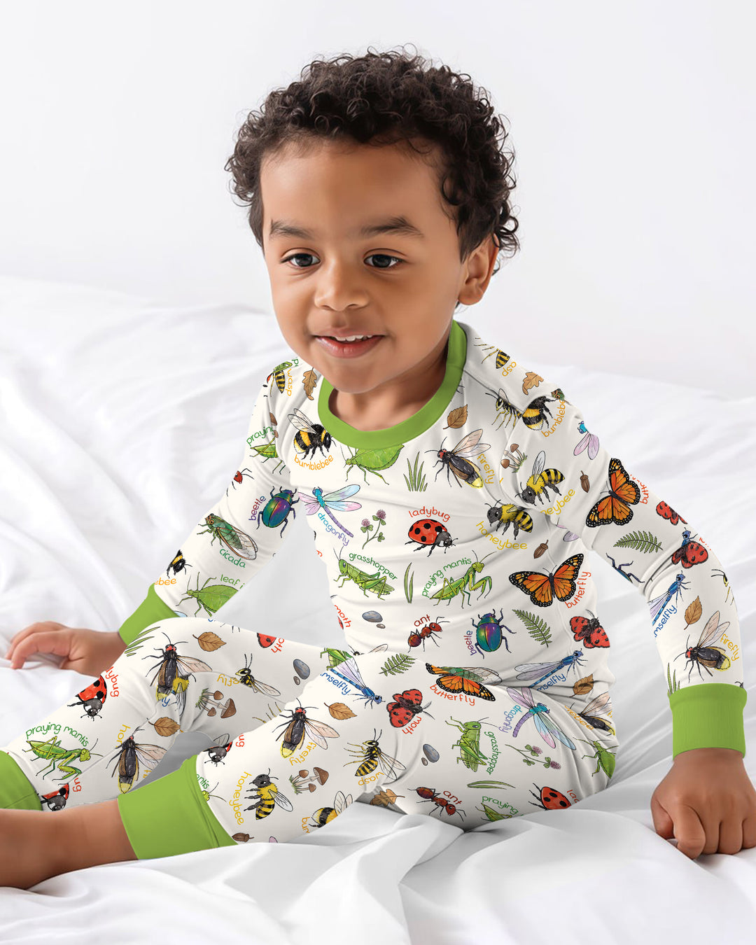 Template Bamboo Two Piece Long Sleeve Pyjamas Set