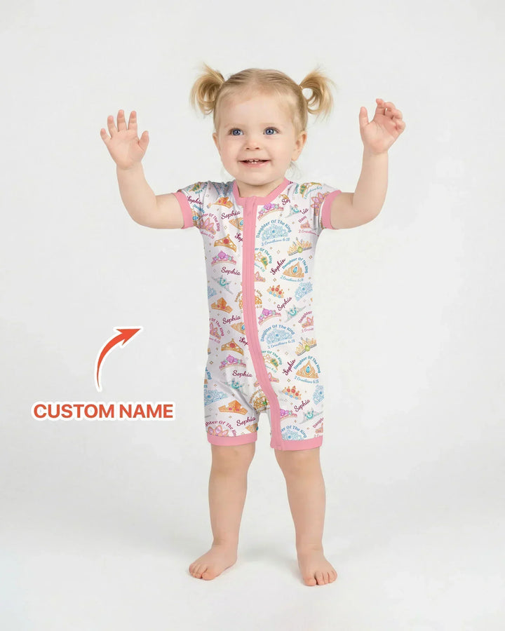 Daughter Of The King Custom Name Bamboo Shorty Zippy