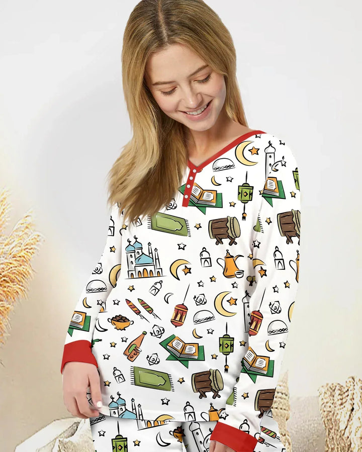 Ramadan Blessings Family Matching Bamboo Women Pajama Set